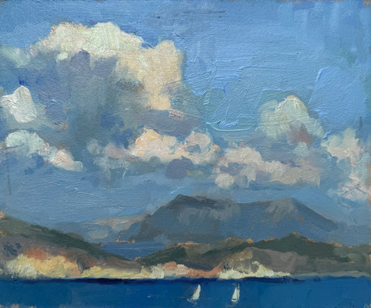 Cumulonimbus clouds, Lefkada