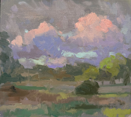 Dusk clouds, Verteillac