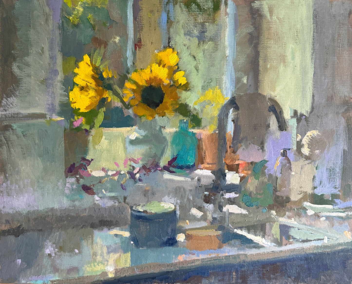Kitchen sunflowers
