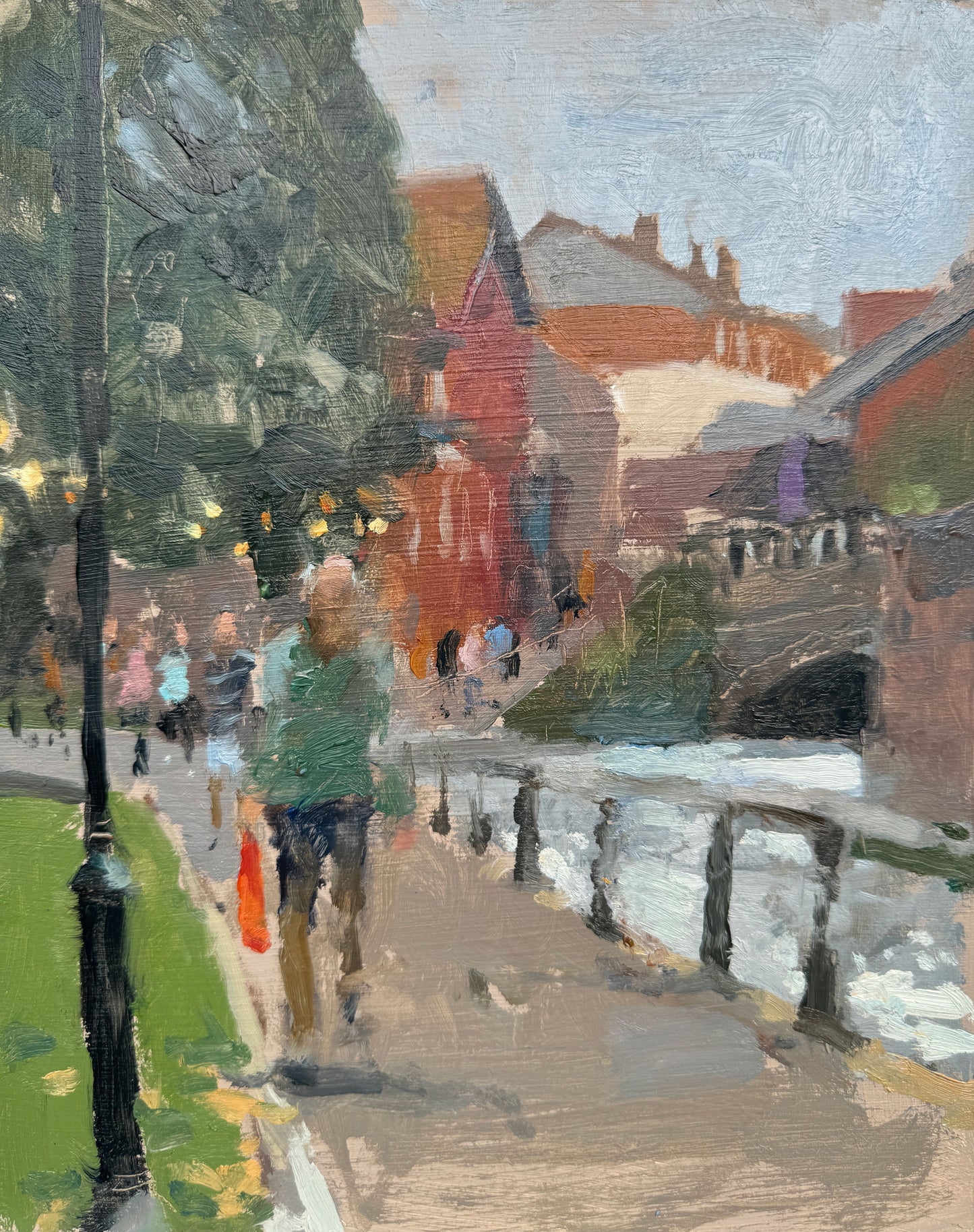 Man with an orange bag, Winchester