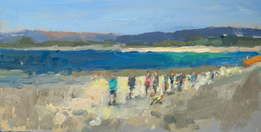 School trip beach day