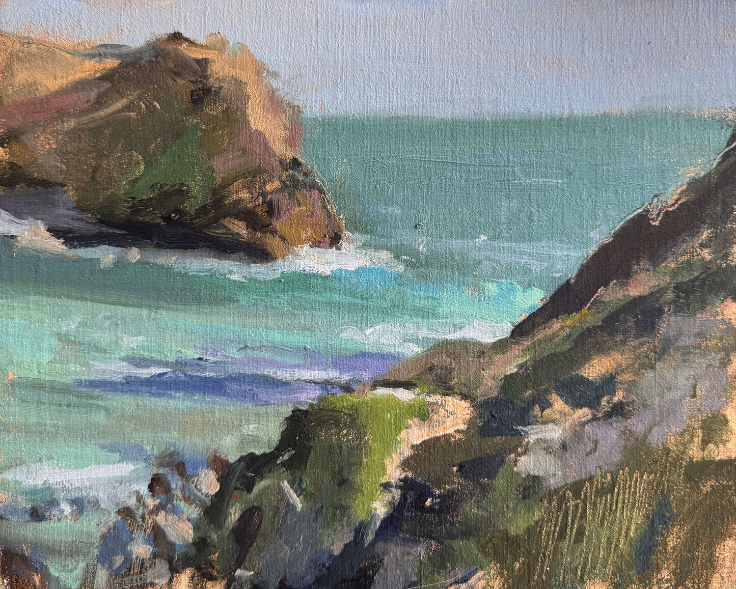 Shadowed path, Lulworth Cove