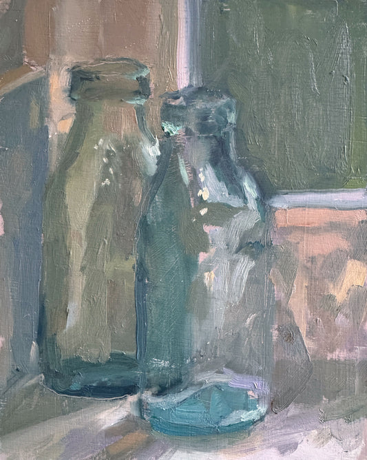 Day eight: Vintage milk bottles
