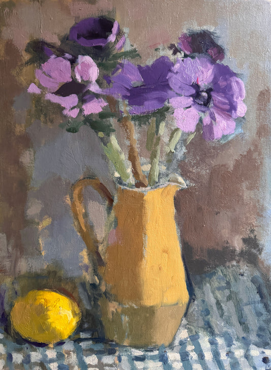 Anemones with lemon