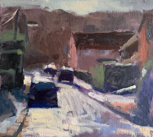 Day two: Melting frost on the lane