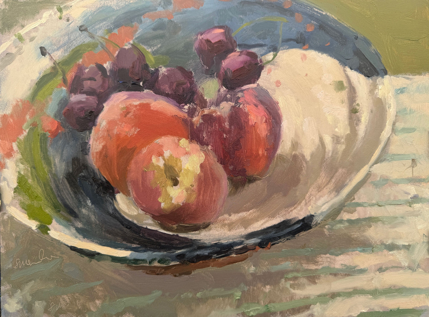 Peaches and cherries