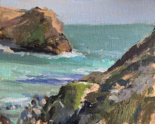 Shadowed path, Lulworth Cove