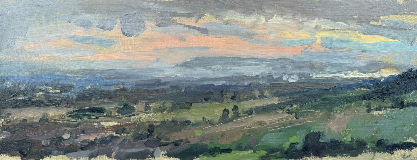 View from Trundle Hill, late September